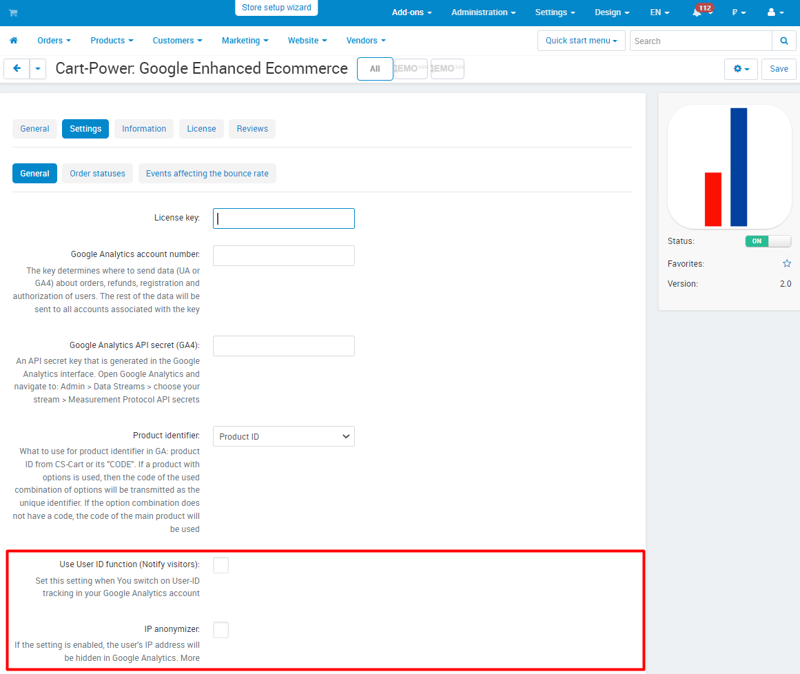 Product list performance report