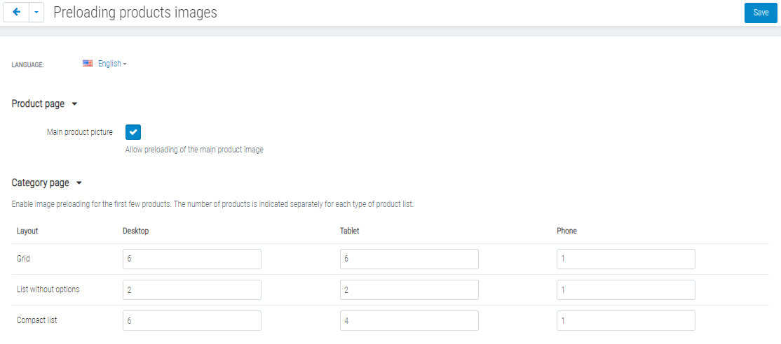 Add-on settings