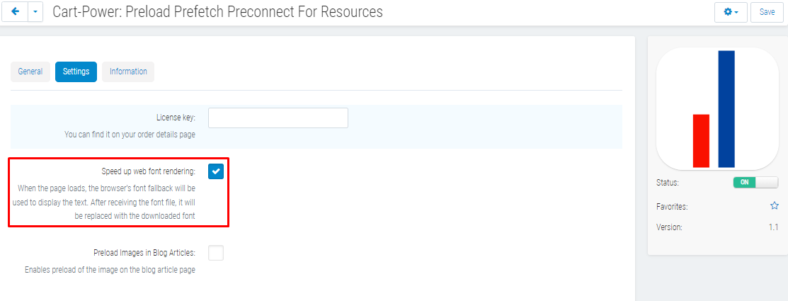 Preloading blog images