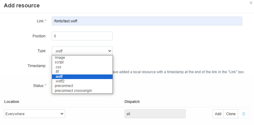 Preconnection to third-party domains