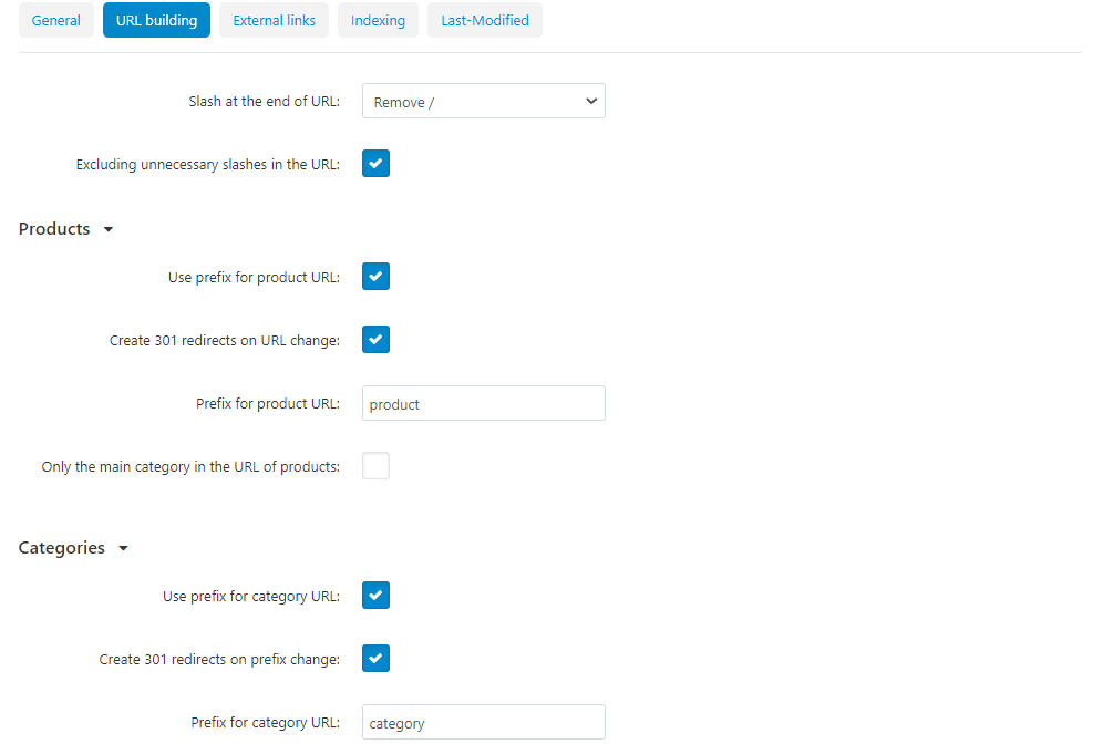 Canonical URL management